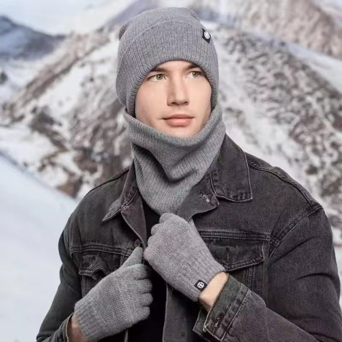 3 adet kış bere şapka eldiven  - Wool Scarf Men incelemesi ve fiyatı
