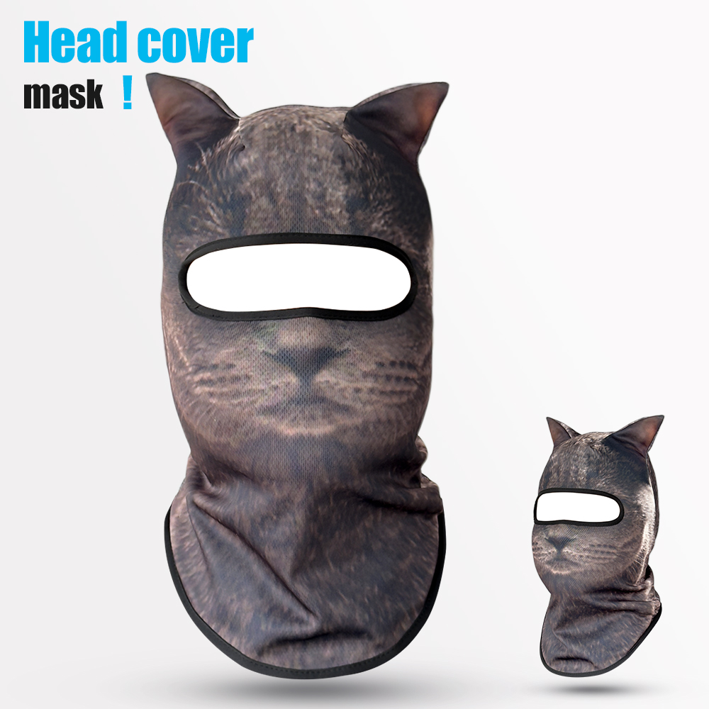 3D kedi hayvanı kayak maskesi, - Balaclava Ski Mask incelemesi ve fiyatı