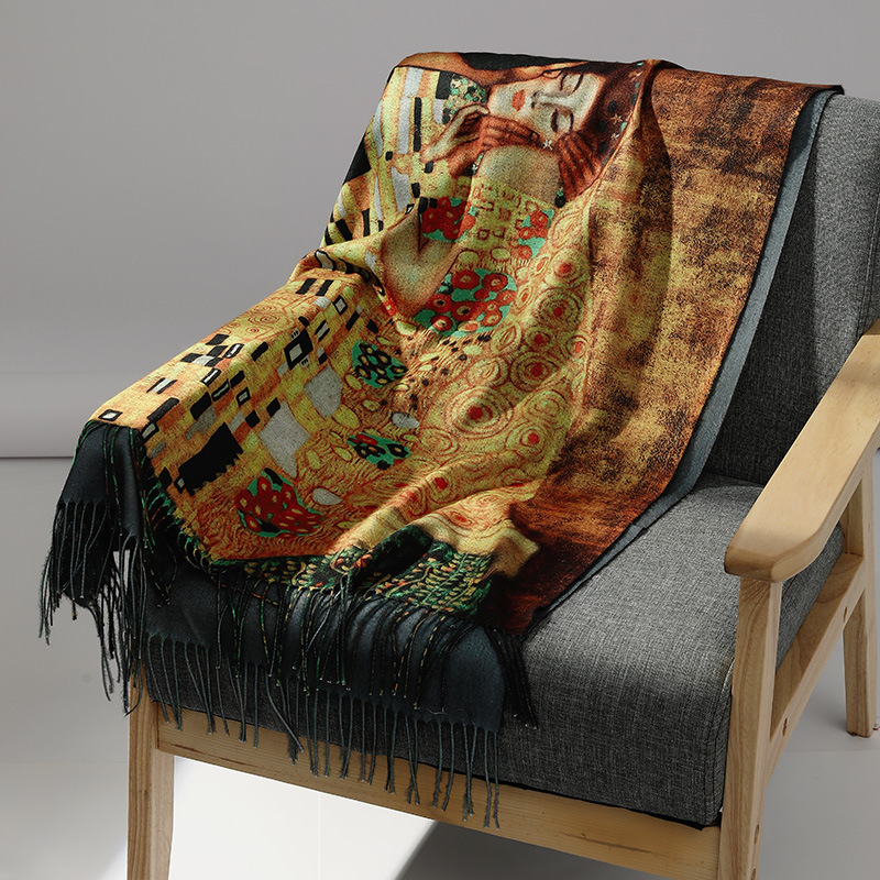 Lüks Marka Yağlıboya Kaşmir Eş - Cashmere Pashmina Wrap incelemesi ve fiyatı
