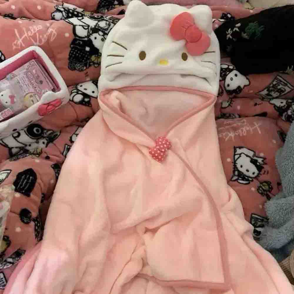 Sevimli Hellokitty Pelerin Şal - Shawl Wrap Winter incelemesi ve fiyatı